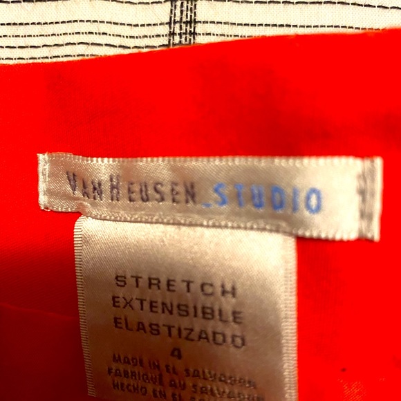 NWOT Orange red pencil skirt - Picture 3 of 4